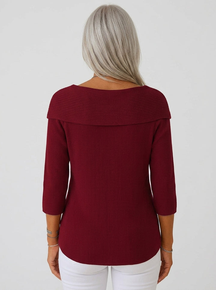 Geneviève | Blouse en Côtelé Élégante avec Nœud