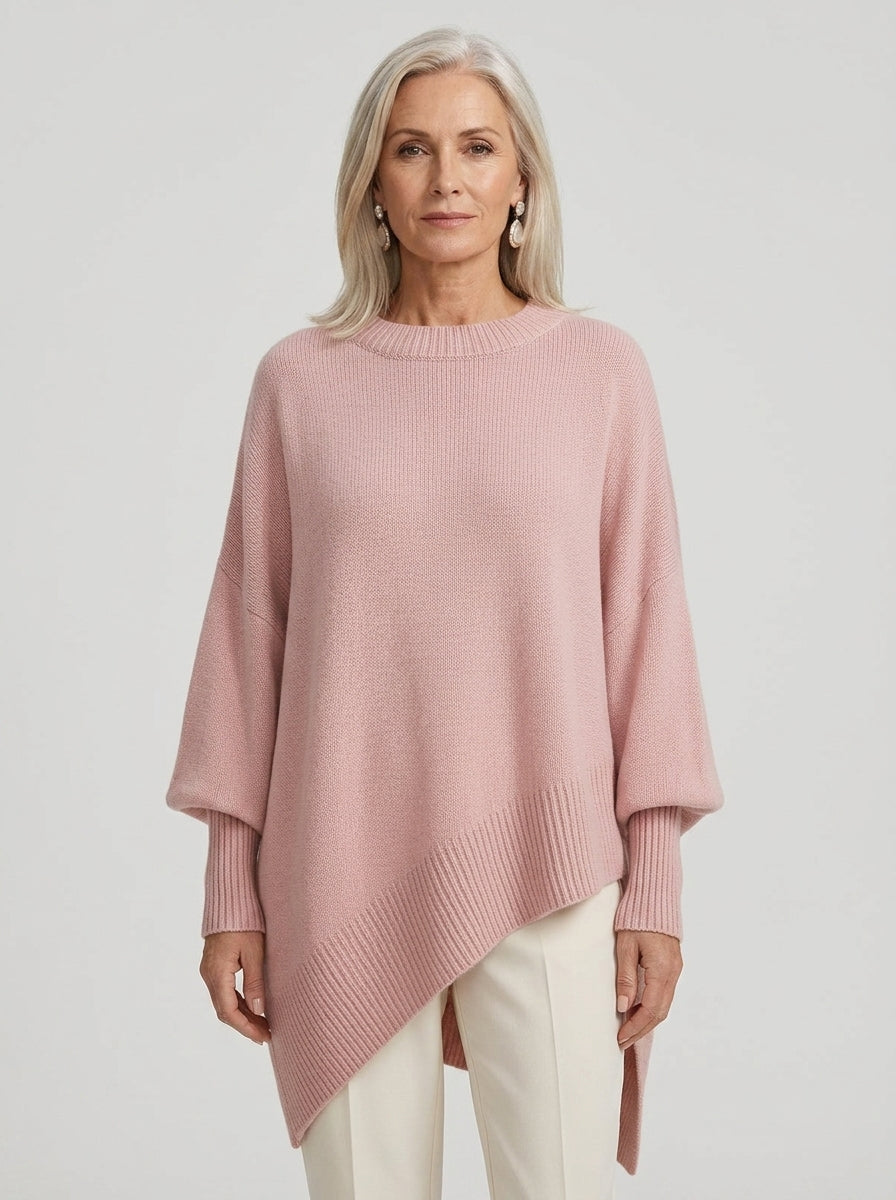 Marguerite | Doux Pull Poncho Oversize en Tricot