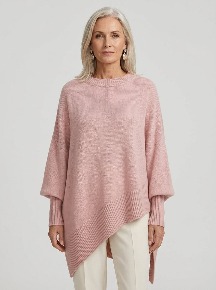 Marguerite | Doux Pull Poncho Oversize en Tricot