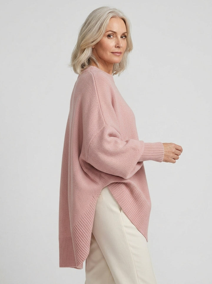 Marguerite | Doux Pull Poncho Oversize en Tricot