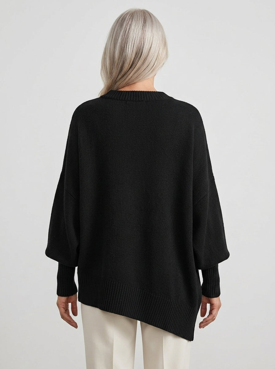 Marguerite | Doux Pull Poncho Oversize en Tricot