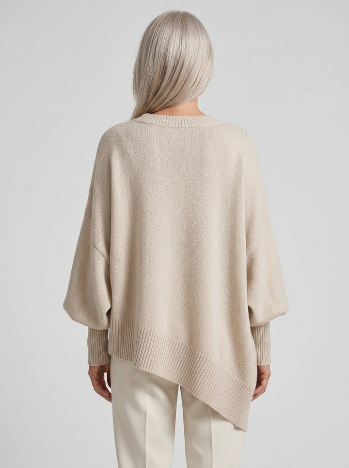 Marguerite | Doux Pull Poncho Oversize en Tricot