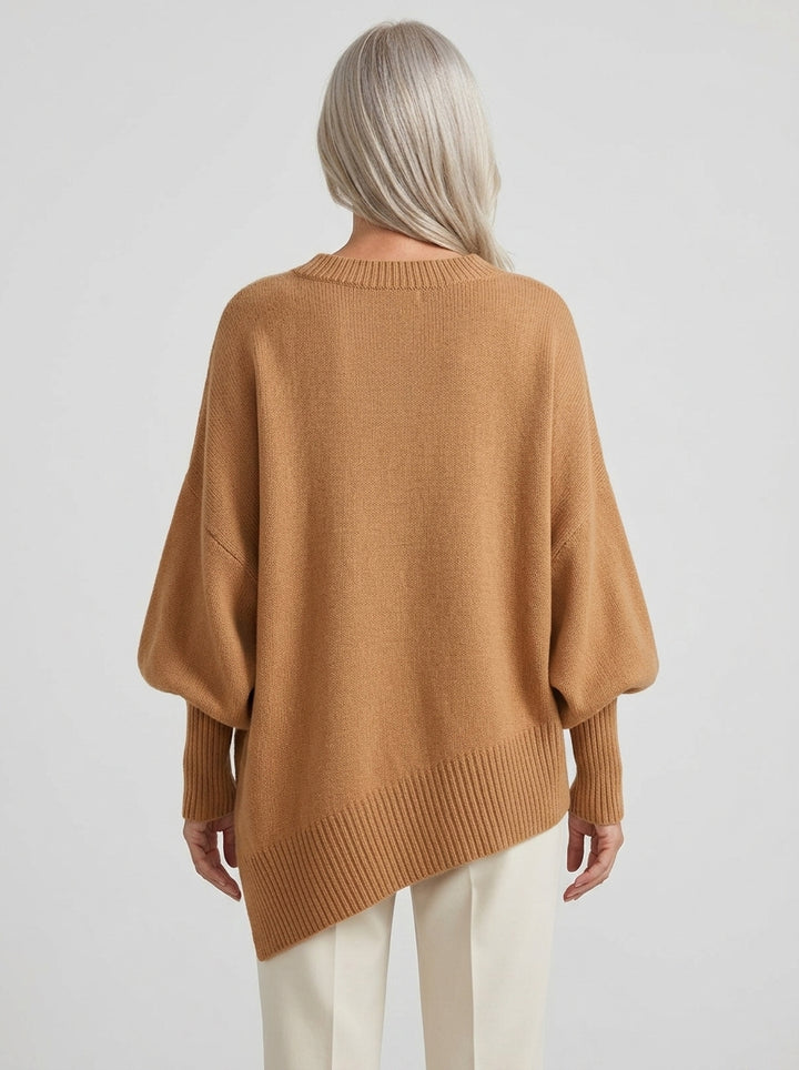 Marguerite | Doux Pull Poncho Oversize en Tricot