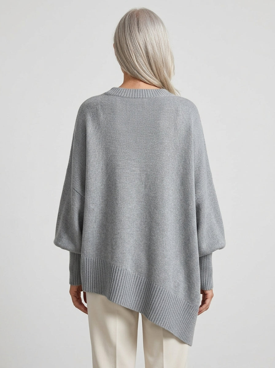 Marguerite | Doux Pull Poncho Oversize en Tricot