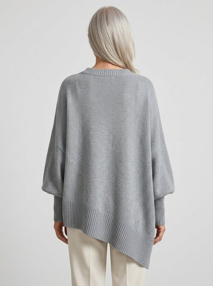 Marguerite | Doux Pull Poncho Oversize en Tricot